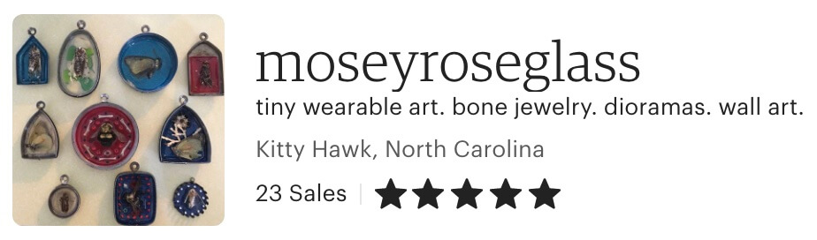 Mosey Rose Glass